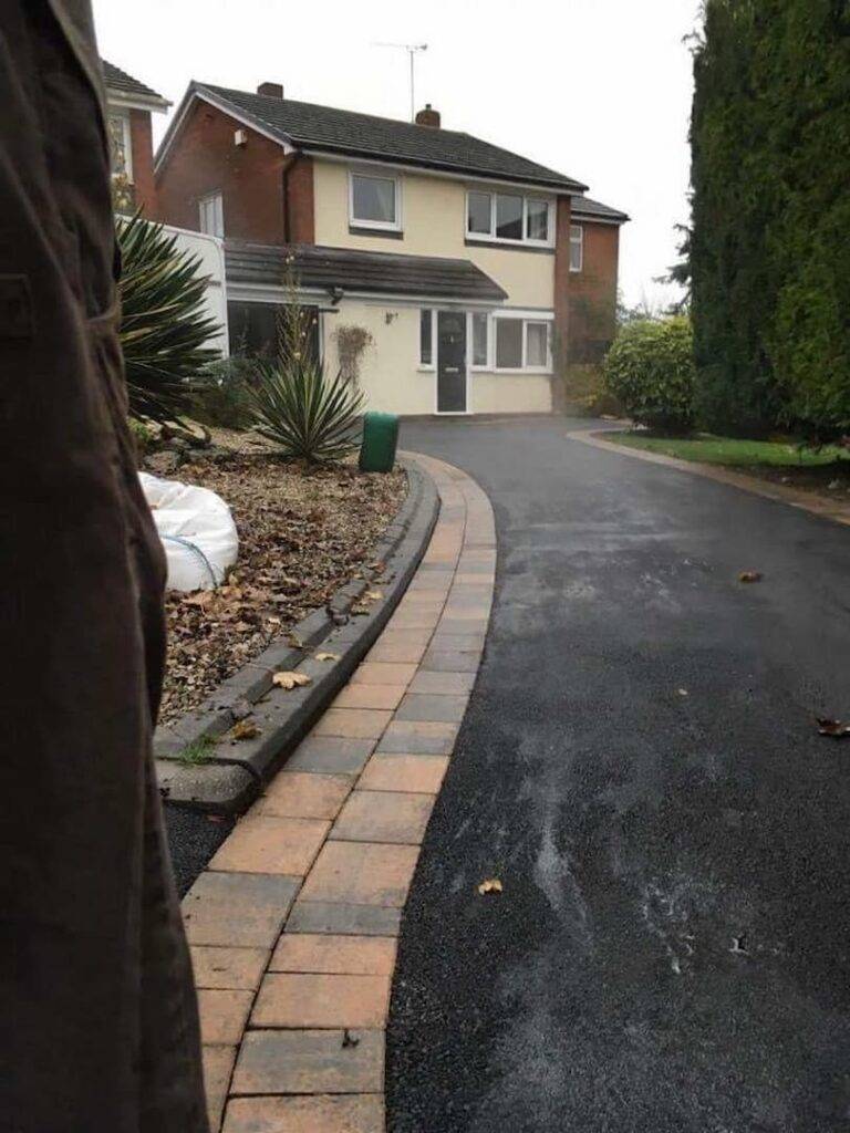 Tarmac driveway