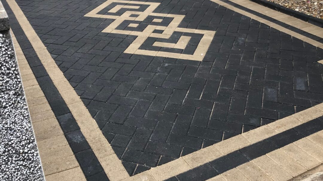 Block paved driveway